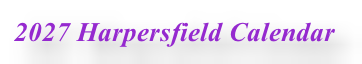 2027 Harpersfield Calendar
