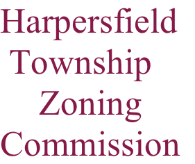 Harpersfield
 Township
Zoning
Commission

